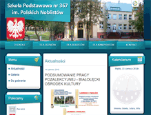 Tablet Screenshot of gimnazjum.waw.pl